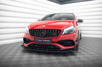 Mercedes-Benz A 45 AMG Aero W176 Facelift 2015-2018 Street Pro Frontsplitter / Frontläpp + Splitters Maxton Design